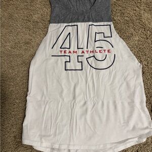 F45 Women’s Gray and White Team Athlete Tank Top